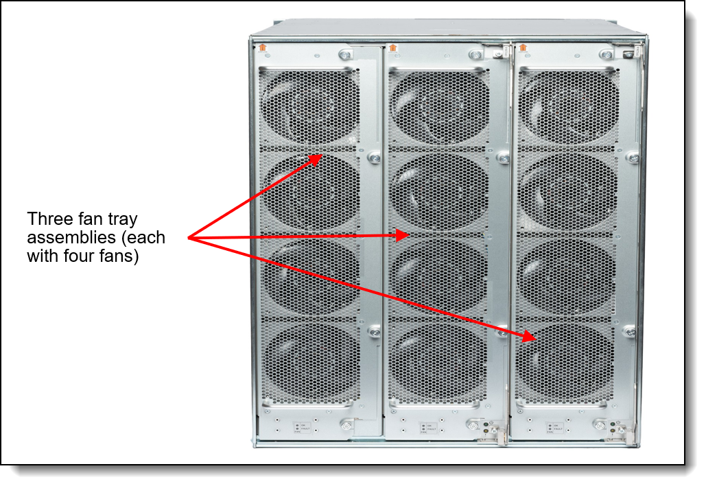 X8-8 FC SAN Director non-port side view