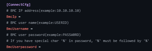Default config.ini file