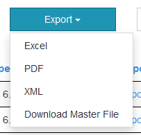 Export button